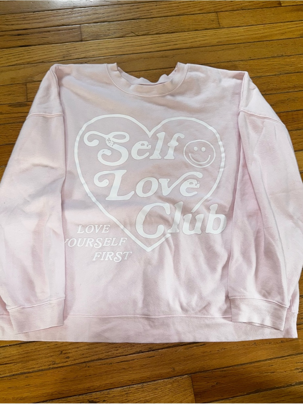 Grayson Threads Pink "Self Love Club" Sweatshirt